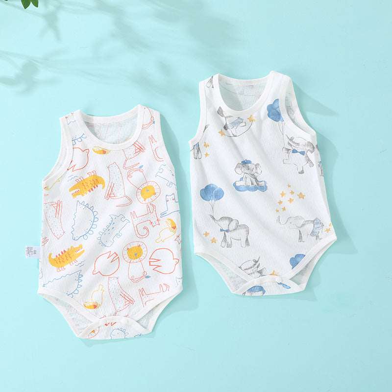 Baby Rompers Summer Thin Cotton Jumpsuit