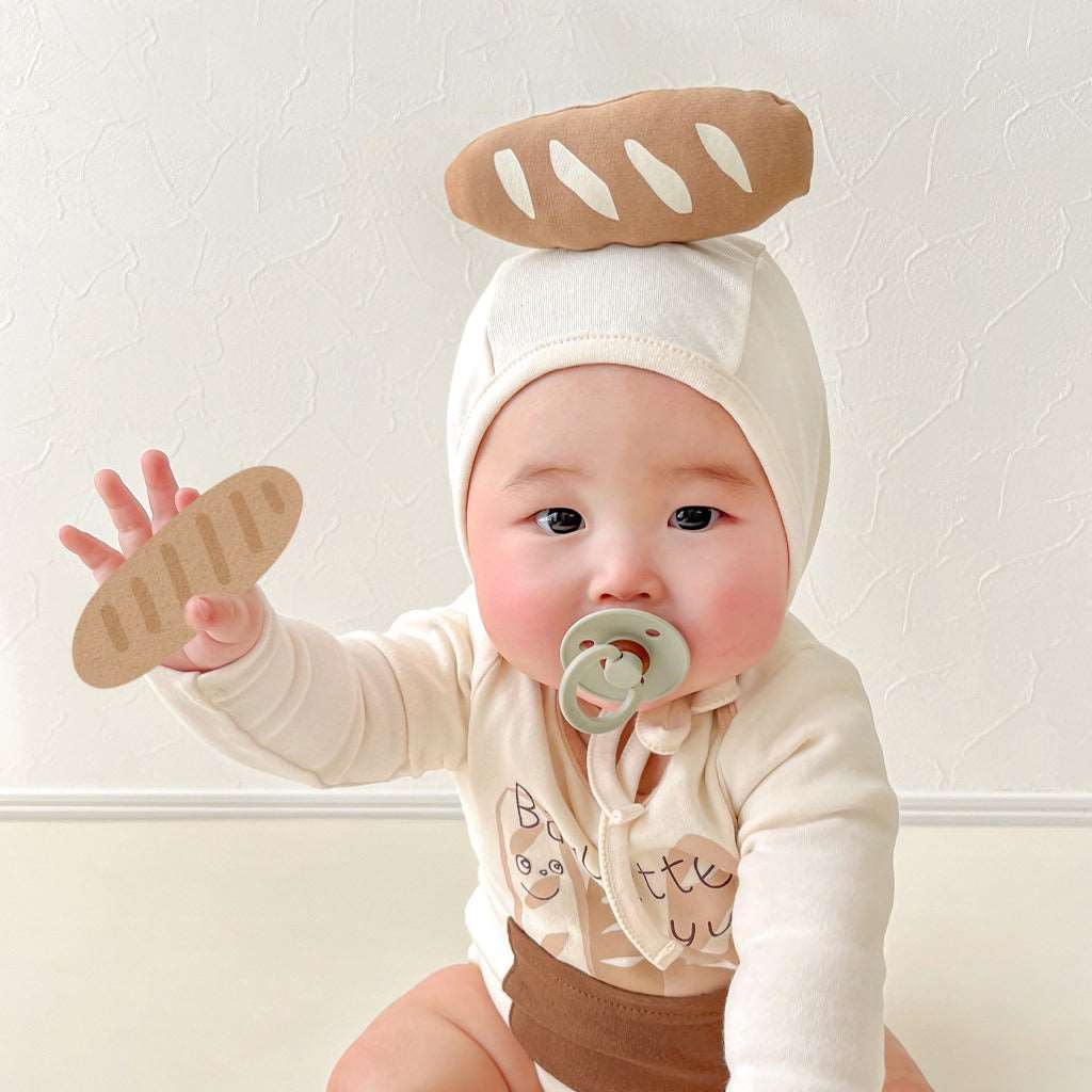 Korean Style Bread Shape Baby Romper