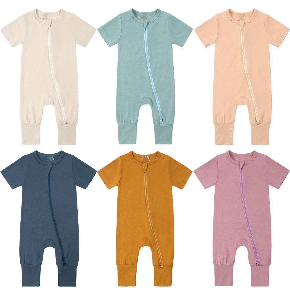 Baby Bamboo Fiber Jumpsuit