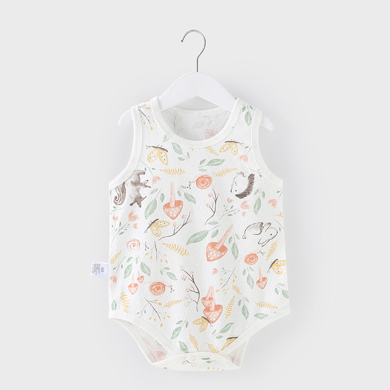 Baby Rompers Summer Thin Cotton Jumpsuit