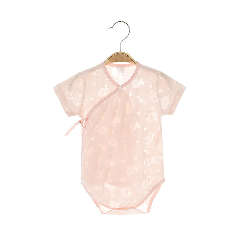 Short Sleeve Baby Summer Thin Romper