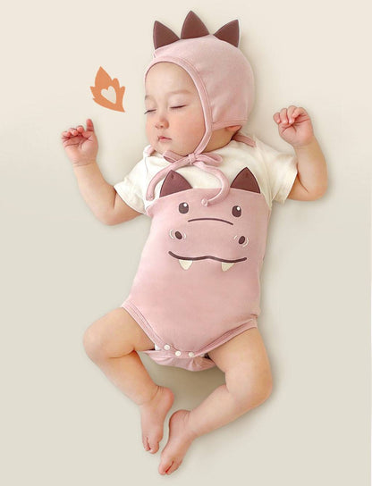 Xiaolong Color Matching Modeling Baby Romper