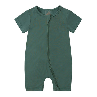 New Bamboo Fiber Short Sleeve Romper