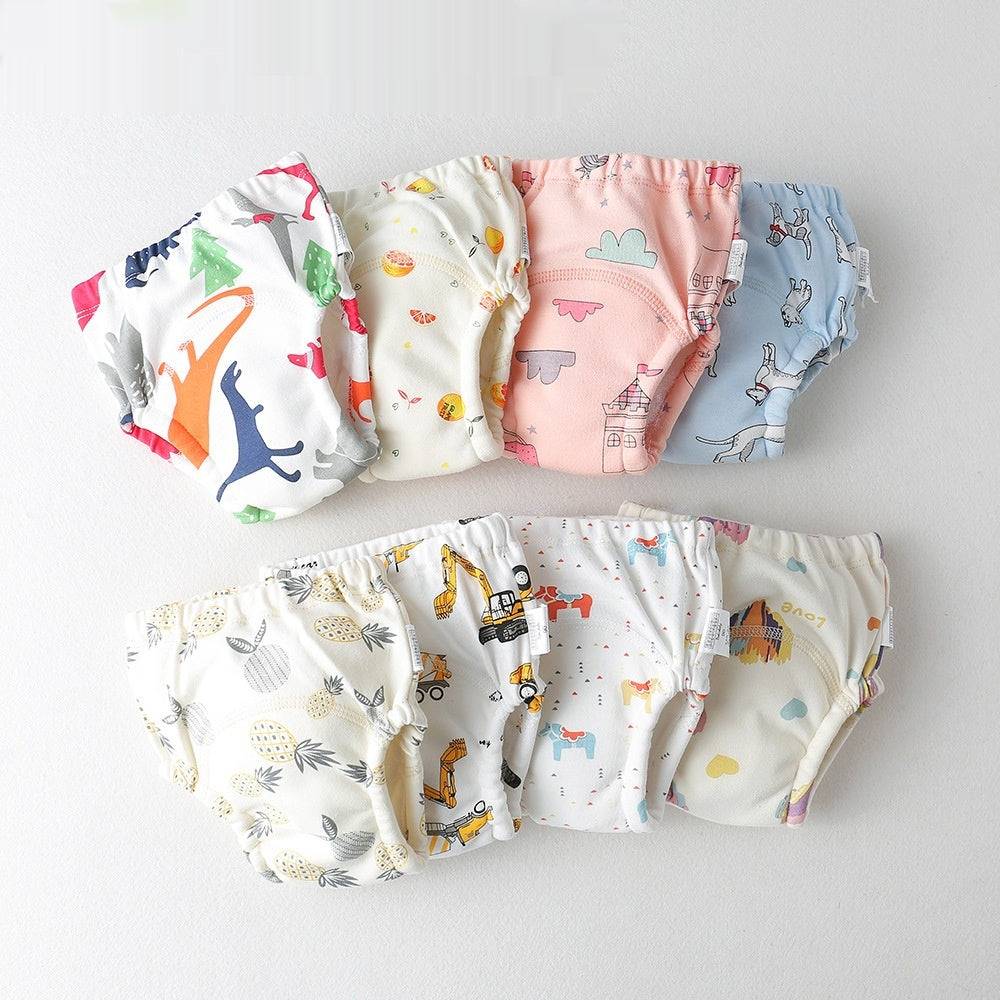 Practical Baby Cotton Gause Diaper Pants