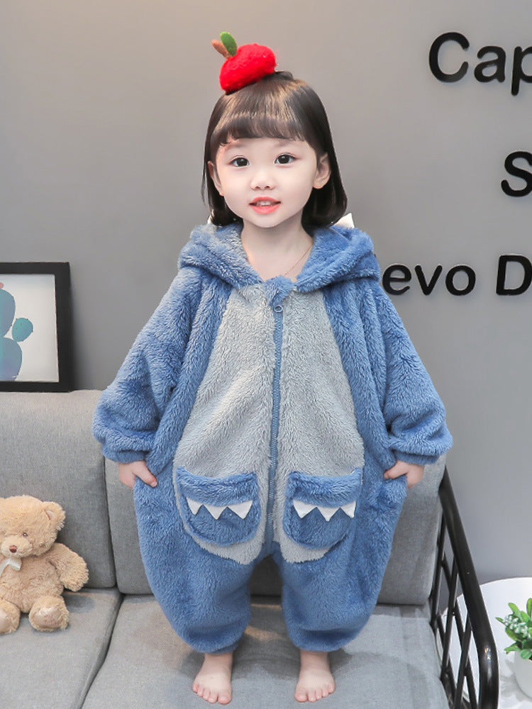 Kids Facecloth Loungewear Monster Pajamas