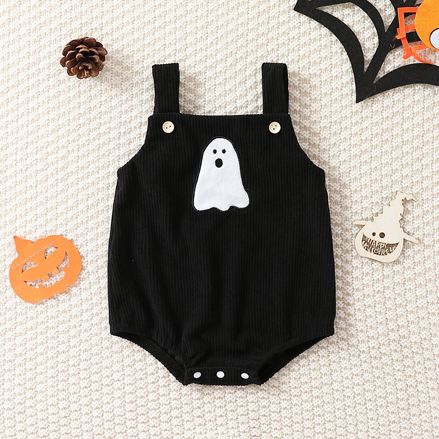 Baby Halloween Corduroy Triangle Rompers