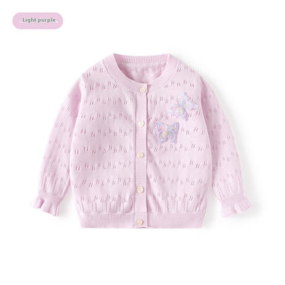 Girls Sweet Knitted Cardigan