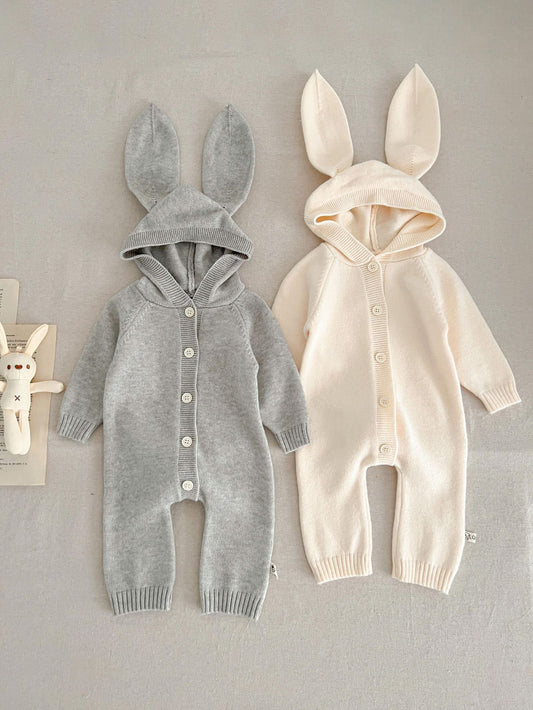 Adorable Baby Ears Romper - Soft, Cozy & Stylish