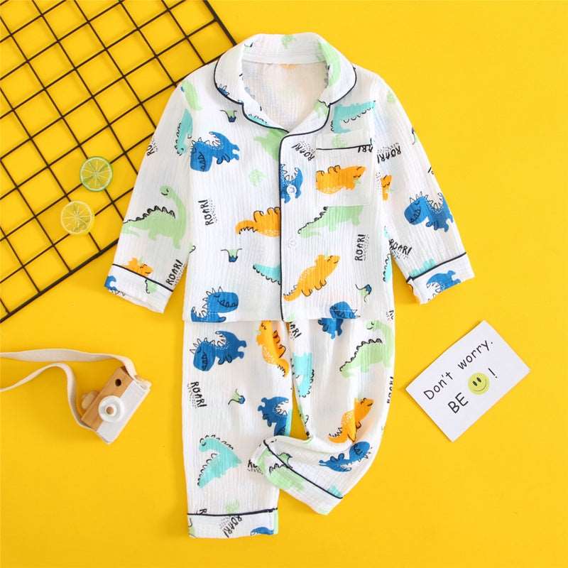 Children's Cotton Gauze Pajamas