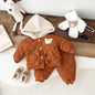 Warm and Cozy Baby Two-piece Fleese Suit