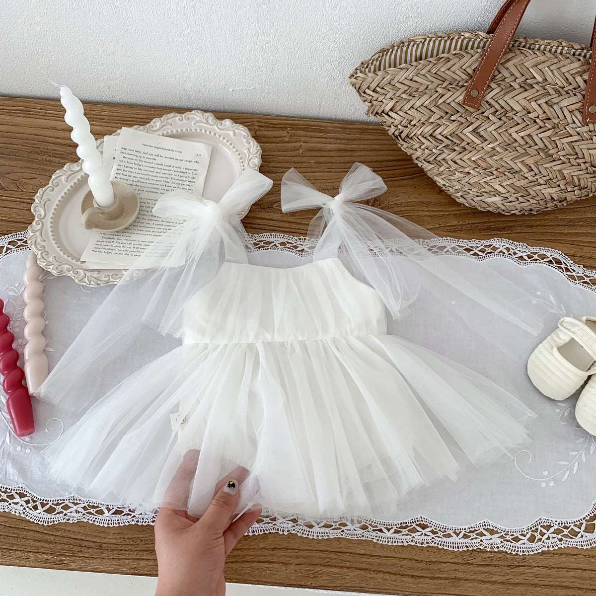 Summer Baby Mesh Princess Dress.