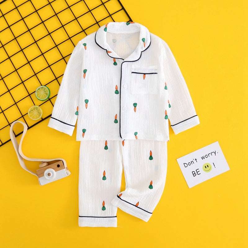 Children's Cotton Gauze Pajamas