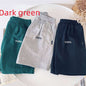 Kids Casual Cotton Elastic Belt Shorts