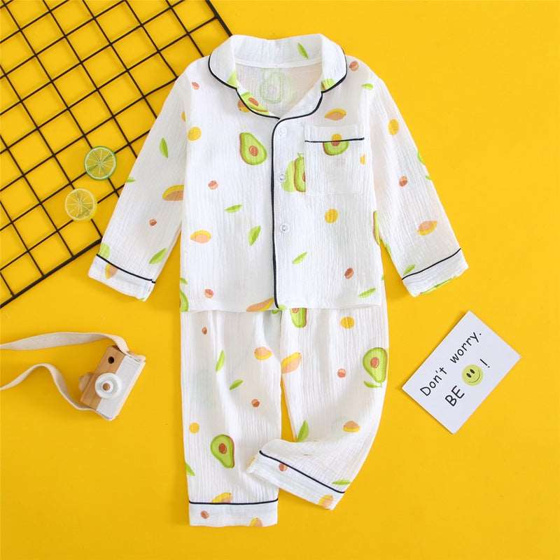 Children's Cotton Gauze Pajamas